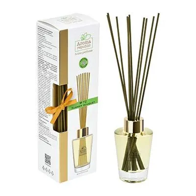 AROMA REPUBLIC Ароматический диффузор в стеклянном флаконе 90 мл,"№72 Summer bouquet" /6