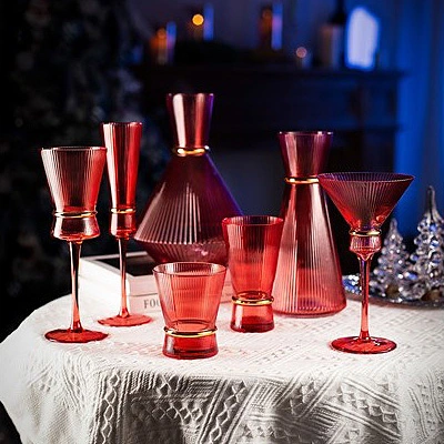 Стакан низкий 300мл VIVALDI в наборе 6шт, красный_8