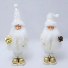 Фигурка новогодняя Щедрый старичок 20 см, золото_6