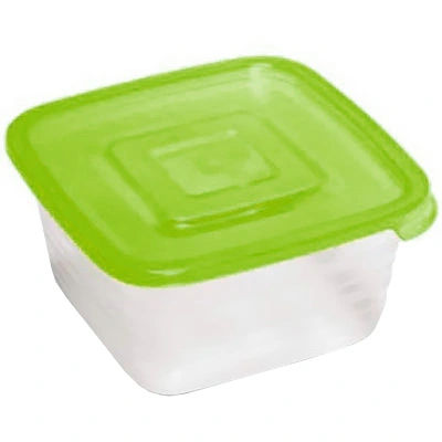 Контейнер пластиковый пищевой Унико 0,45л квадратный _5