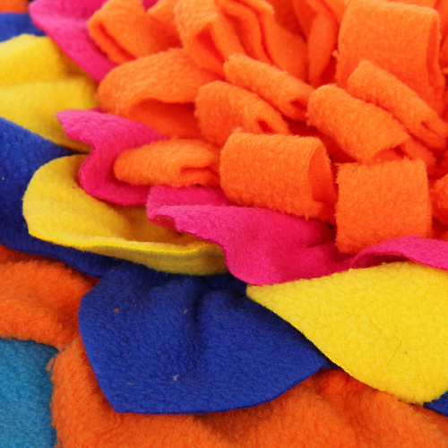 Коврик нюхательный интерактивный для дрессуры и антистресса Мой Бро, цвет синий, 4848см (лейбл)_4