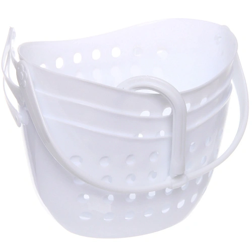 Корзина - органайзер для хранения подвесная ЛЕНАРО, цвет белый, три секции, 231679см _6