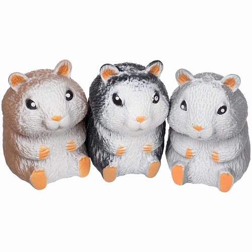 Игрушка "Хомячок", 8,5 см, сквиш, микс