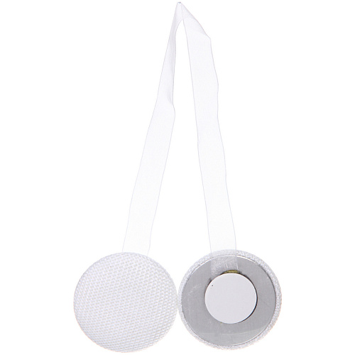 Подхват для штор на магните Классика белый 5см S1887_6