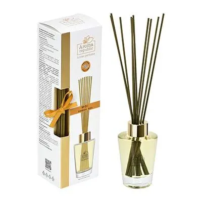 AROMA REPUBLIC Ароматический диффузор в стеклянном флаконе 90 мл,"№61 Amber sea" /6