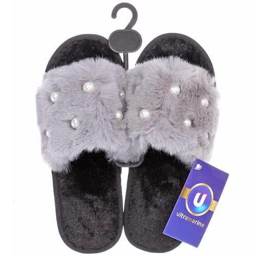 Тапочки женские домашние DALIA, цвет серый, р-р 38-39_6