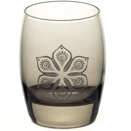 Стакан 350мл "Бохо" (бежевый) (рис.28773) 420064SLBD11