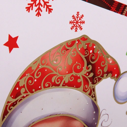 Пакет подарочный Новогодний гость 314012 см, микс_7