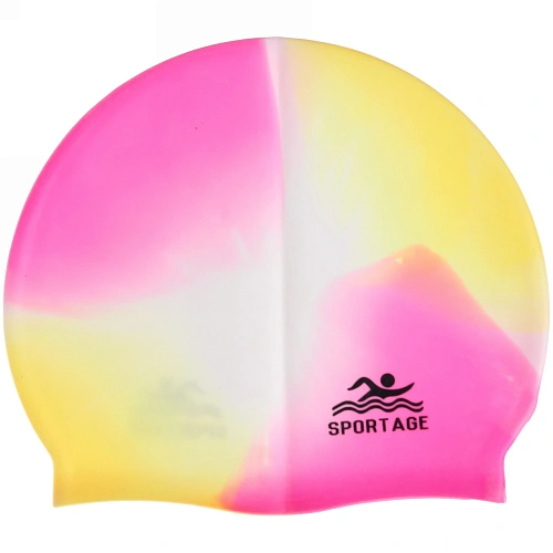 Шапочка для плавания силиконовая Sportage Multicolor_14
