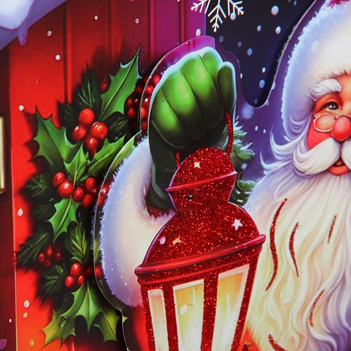 Пакет подарочный Добрый  Дедушка Мороз 32X26X10 см_6