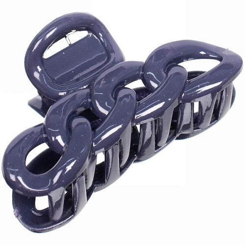 Заколка-краб для волос  на блистере Magic Gloss, кольца, микс 6 цветов, 6,5см (Кокетка)_19