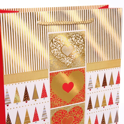 Пакет подарочный Зимняя нежность 263210 см, микс_5