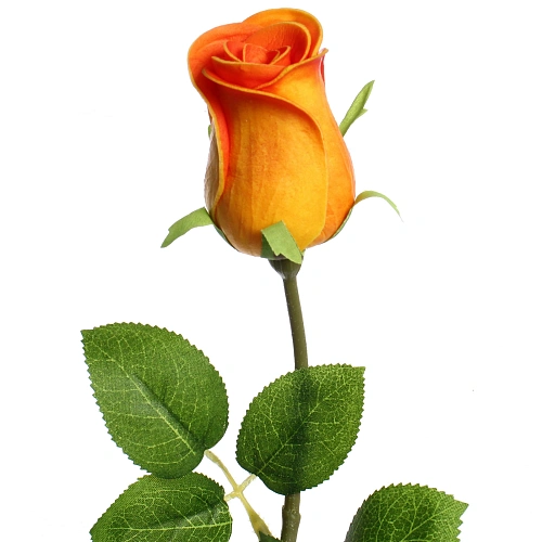 Цветок искусственный Natur 45см Роза персиковая_4