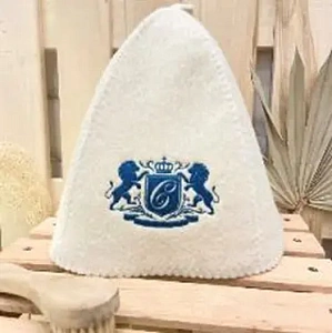 Шапка классическая с вышивкой "С"  (без упаковки)