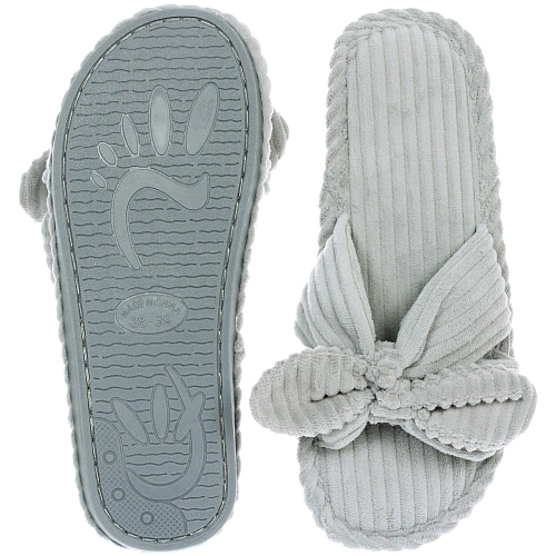 Тапочки женские домашние COZY, цвет серо-голубой, р-р 38-39_8