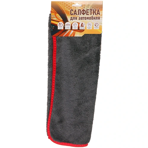 Салфетка для автомобиля AVC-20GR, 4040 см, микрофибра, 600 гм²_6