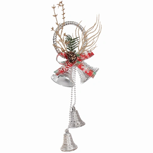 Украшение новогоднее Сказочный звон 1230 см, Серебро_3