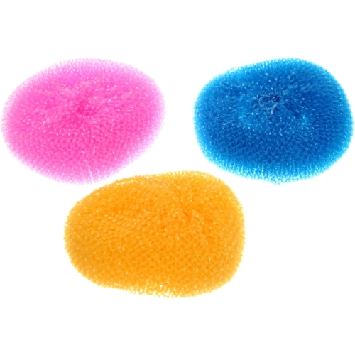 Губка для посуды 3 шт пластик