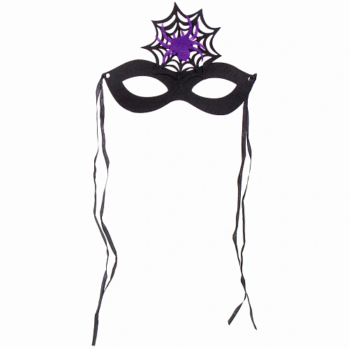 Маска карнавальная Helloween - Паутина, микс_9