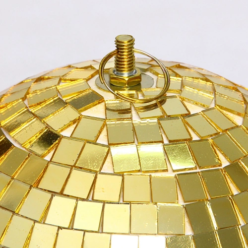 Новогодний шар 20 см Shining Disco, Золото_3