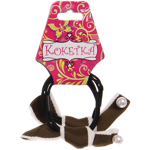 Резинки для волос 2шт New series - Классика, микс 5 цветов, d-6см_7