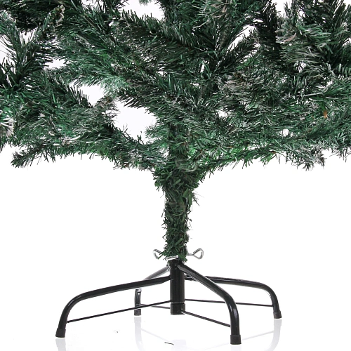 Ёлка Рождественское чудо 150 см ПВХ (350 веток),  белый иней_8