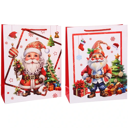 Пакет подарочный Новогодний гость 263210 см, микс_3