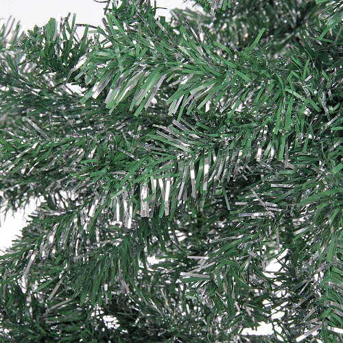 Ёлка Серебряная дымка 180 см, ПВХ зеленый с серебром (650 веток) _10