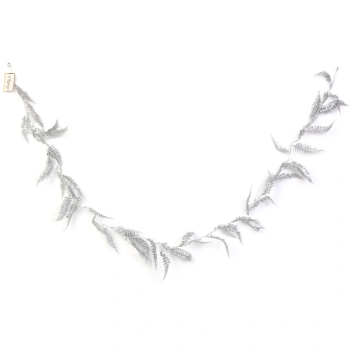 Украшение новогоднее "Сияющий папоротник" 1,80 м, Серебро