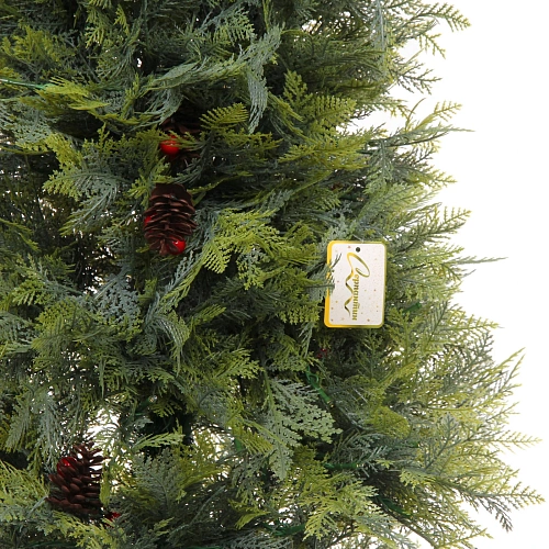 Ёлка светодиодная Лесная радость 120 см (460 веток) 140 ламп LED, цвет свечения-Теплый белый_10