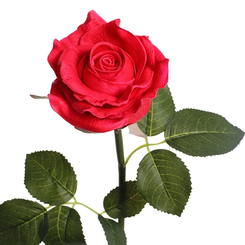 Цветок искусственный Natur 50см Роза фуксия_3