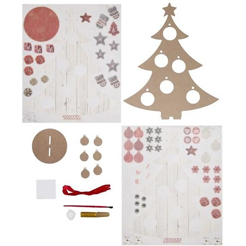 Набор для творчество Ёлка красная 24x30x9см арт80729_4