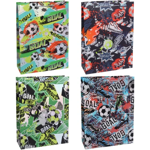 Пакет подарочный "GOAL" 31*42*12 см