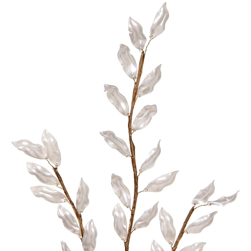 Ветка декоративная Блеск камней 63 см, Золото_4