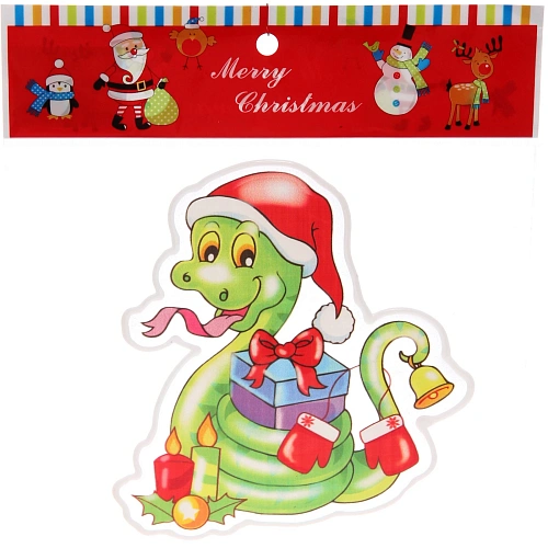 Наклейка на стекло Змеиный переполох 2020 см_3