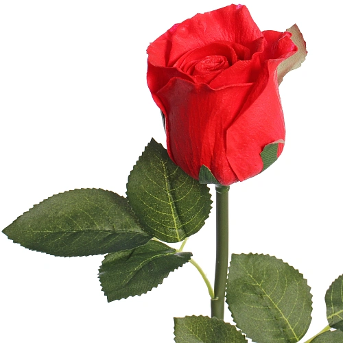Цветок искусственный Natur 50см Розочка красная_3