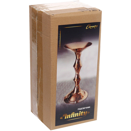 Подсвечник INFINITY 2199 см, Золото_4