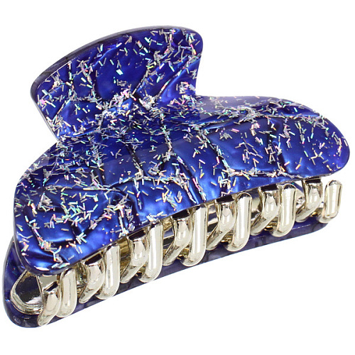 Заколка-краб для волос  ЭЙФОРИЯ, мира, микс 6 цветов, 8см (блистер Кокетка)_14