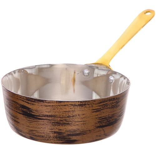 Ковш из нержавеющей стали для соуса 14см цвет Антик_3