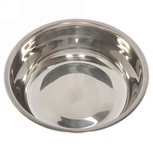 Миска металлическая Колор-Сердце 250мл 18,86см на пластиковой подставке, цвет розовый_5