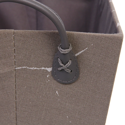 Коробка для хранения с ручками ИДЕЯДОМА, цвет серый, 312116см (лейбл Селфи)_4