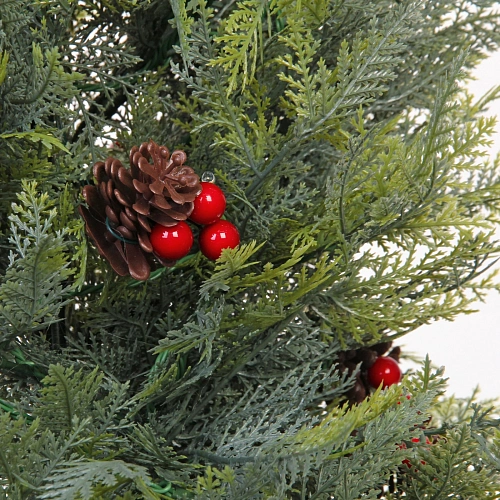 Ёлка светодиодная Лесная радость 120 см (460 веток) 140 ламп LED, цвет свечения-Теплый белый_11