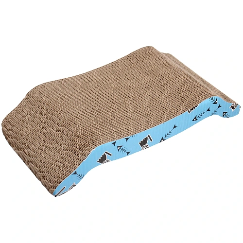 Когтеточка - лежанка Царапкий Рай, цвет голубой, 4321,34,5см _4