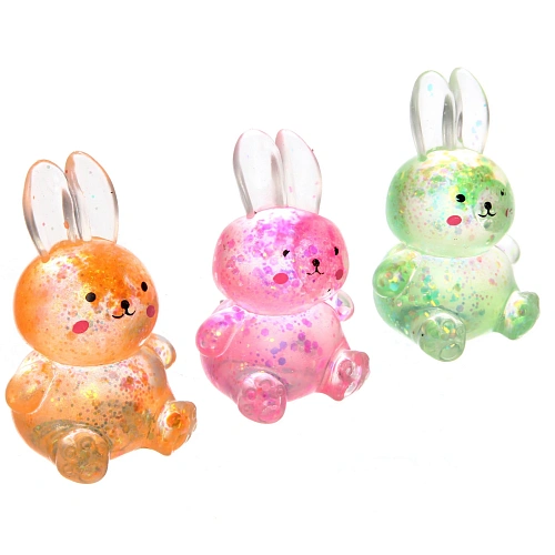 Игрушка Зайчонок мялка, 10,5 см, микс_5