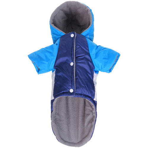 Куртка для собак мелких пород TEPLO, на синтепоне, синий  голубой, размер XL (503732)_4