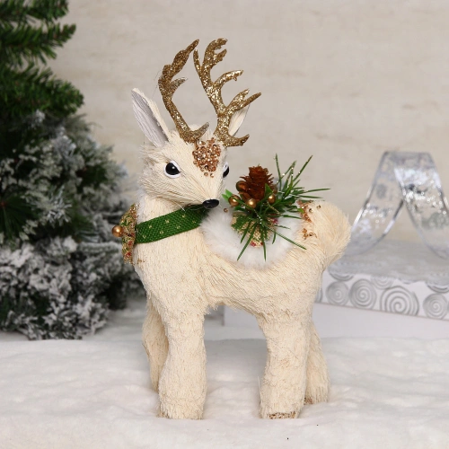Фигурка новогодняя "Лесной оленёнок" 18*8,5*28 см