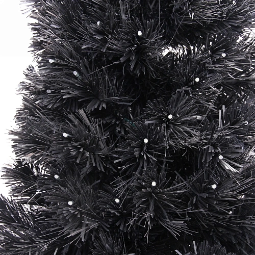 Ёлка светодиодная Млечный путь 210 см, ПВХ черный,  цвет свечения-Белый (289 веток) (T1050B-210)_5