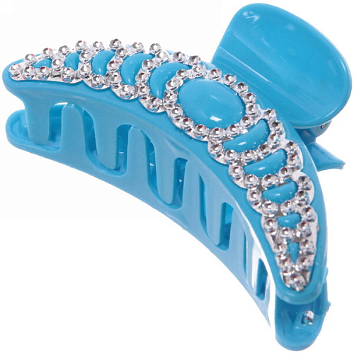 Заколка-краб для волос на блистере Emily Collection - Lily, микс 6 цветов, 7,5см _18