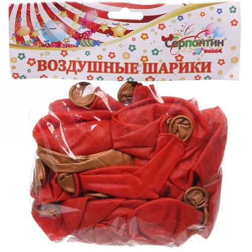 Воздушные шары Фантазия 25шт 1230см оранжевый_3