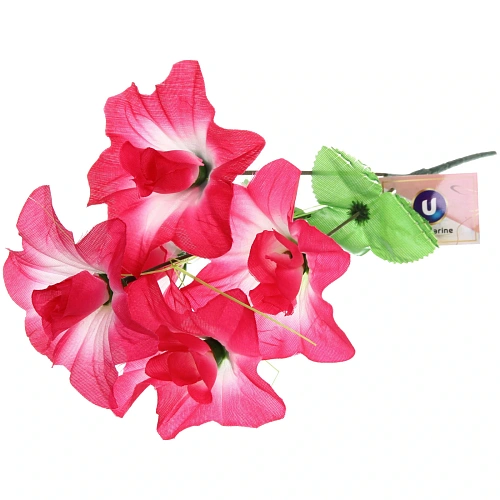 Цветы искусственные 30см "Цветочная фантазия" 5 цветков розово-белые